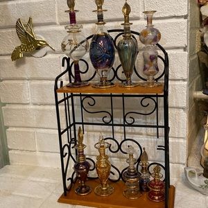 Egyptian Handblown glass perfume bottles